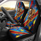 DR Congo Patrice Lumumba Football Victory Car Seat Cover African Pride Leopard And Flag