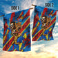 DR Congo Patrice Lumumba Football Victory Garden Flag African Pride Leopard And Flag