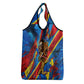 DR Congo Patrice Lumumba Football Victory Grocery Bag African Pride Leopard And Flag