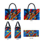 DR Congo Patrice Lumumba Football Victory Leather Bag African Pride Leopard And Flag