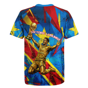 DR Congo Patrice Lumumba Football Victory Rugby Jersey African Pride Leopard And Flag