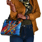 DR Congo Patrice Lumumba Football Victory Shoulder Handbag African Pride Leopard And Flag