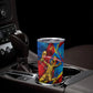 DR Congo Patrice Lumumba Football Victory Tumbler Cup African Pride Leopard And Flag