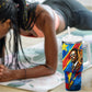 DR Congo Patrice Lumumba Football Victory Tumbler With Handle African Pride Leopard And Flag