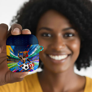 DR Congo Patrice Lumumba AirPods Case Kinshasa Stadium Flag - King Of Kinshasa Football