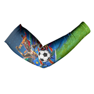 DR Congo Patrice Lumumba Arm Sleeves Kinshasa Stadium Flag - King Of Kinshasa Football
