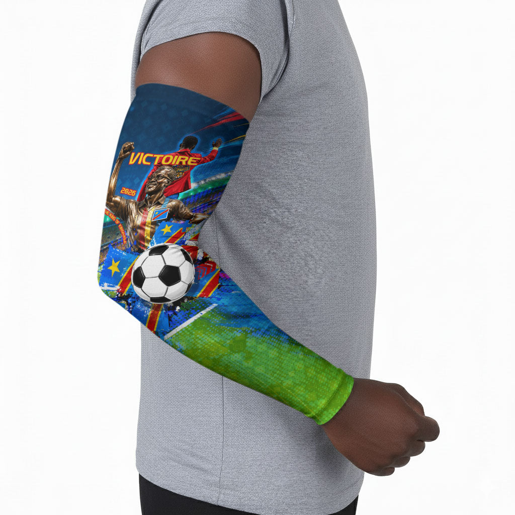 DR Congo Patrice Lumumba Arm Sleeves Kinshasa Stadium Flag - King Of Kinshasa Football
