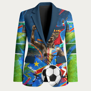 DR Congo Patrice Lumumba Blazer Kinshasa Stadium Flag - King Of Kinshasa Football
