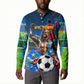 DR Congo Patrice Lumumba Button Sweatshirt Kinshasa Stadium Flag - King Of Kinshasa Football