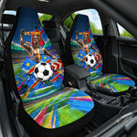 DR Congo Patrice Lumumba Car Seat Cover Kinshasa Stadium Flag - King Of Kinshasa Football