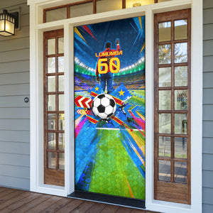 DR Congo Patrice Lumumba Door Cover Kinshasa Stadium Flag - King Of Kinshasa Football