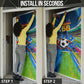 DR Congo Patrice Lumumba Door Cover Kinshasa Stadium Flag - King Of Kinshasa Football