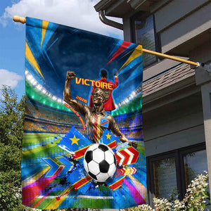DR Congo Patrice Lumumba Garden Flag Kinshasa Stadium Flag - King Of Kinshasa Football