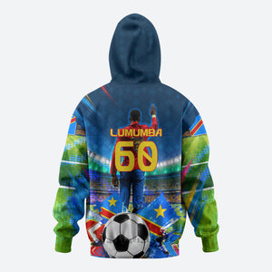 DR Congo Patrice Lumumba Hoodie Kinshasa Stadium Flag - King Of Kinshasa Football