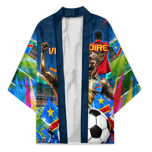 DR Congo Patrice Lumumba Kimono Kinshasa Stadium Flag - King Of Kinshasa Football