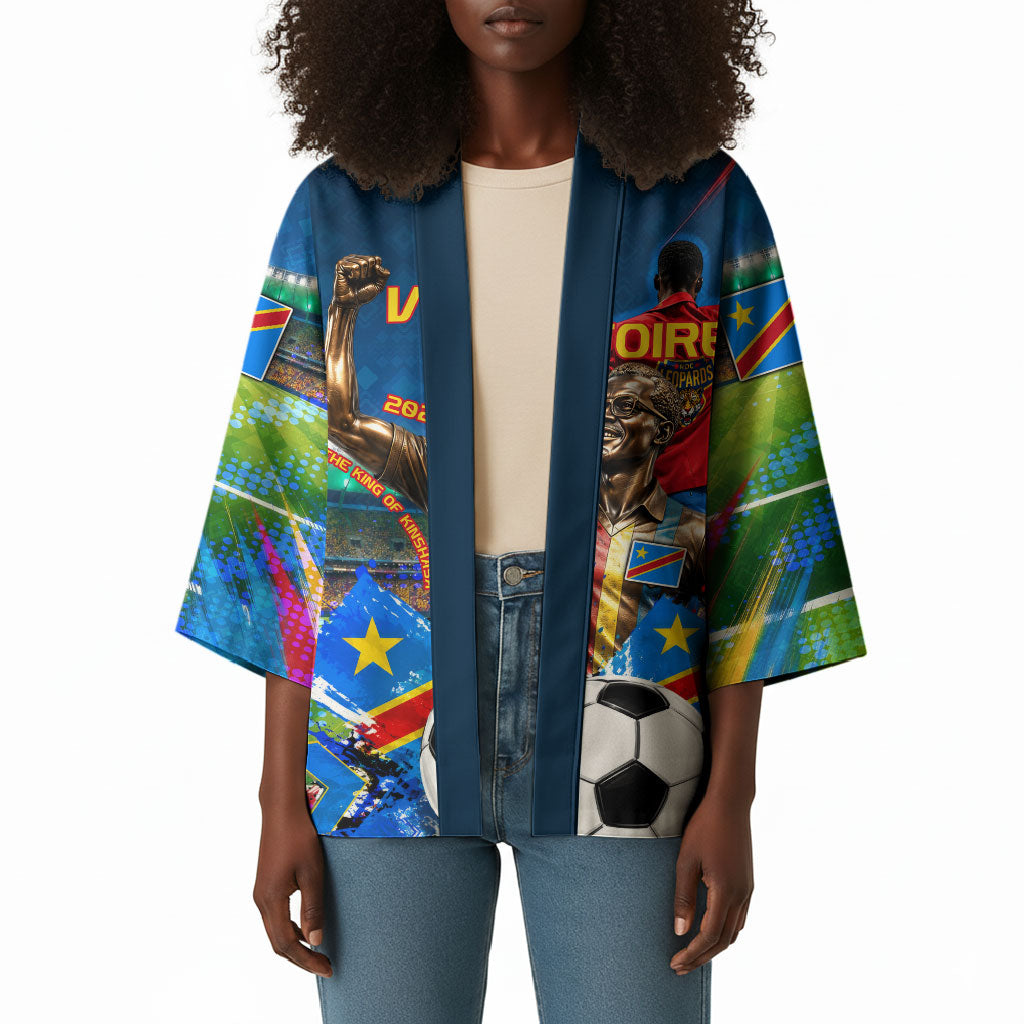 DR Congo Patrice Lumumba Kimono Kinshasa Stadium Flag - King Of Kinshasa Football