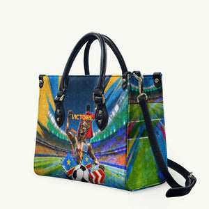 DR Congo Patrice Lumumba Leather Bag Kinshasa Stadium Flag - King Of Kinshasa Football