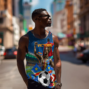 DR Congo Patrice Lumumba Men Tank Top Kinshasa Stadium Flag - King Of Kinshasa Football