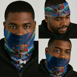 DR Congo Patrice Lumumba Neck Gaiter Kinshasa Stadium Flag - King Of Kinshasa Football