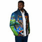 DR Congo Patrice Lumumba Padded Jacket Kinshasa Stadium Flag - King Of Kinshasa Football