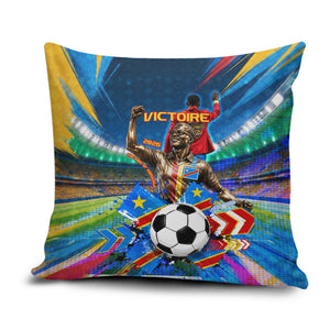 DR Congo Patrice Lumumba Pillow Cover Kinshasa Stadium Flag - King Of Kinshasa Football