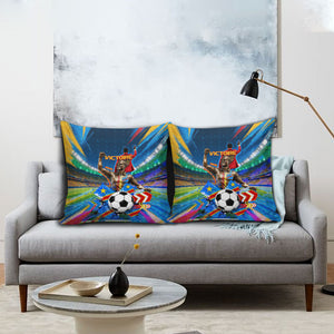 DR Congo Patrice Lumumba Pillow Cover Kinshasa Stadium Flag - King Of Kinshasa Football