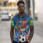 DR Congo Patrice Lumumba Polo Shirt Kinshasa Stadium Flag - King Of Kinshasa Football