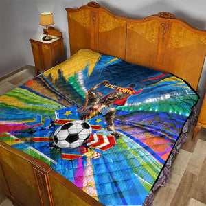 DR Congo Patrice Lumumba Quilt Kinshasa Stadium Flag - King Of Kinshasa Football