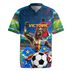 DR Congo Patrice Lumumba Rugby Jersey Kinshasa Stadium Flag - King Of Kinshasa Football