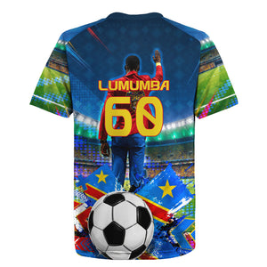 DR Congo Patrice Lumumba Rugby Jersey Kinshasa Stadium Flag - King Of Kinshasa Football