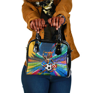 DR Congo Patrice Lumumba Shoulder Handbag Kinshasa Stadium Flag - King Of Kinshasa Football
