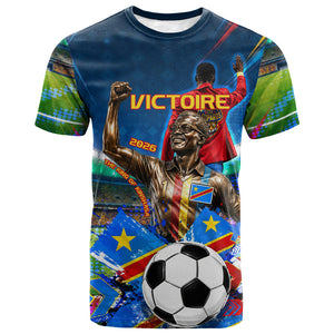 DR Congo Patrice Lumumba T shirt Kinshasa Stadium Flag - King Of Kinshasa Football