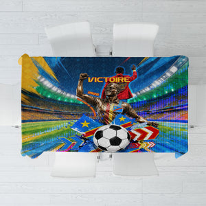 DR Congo Patrice Lumumba Tablecloth Kinshasa Stadium Flag - King Of Kinshasa Football