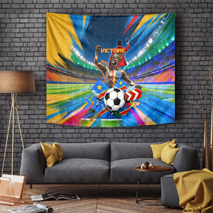 DR Congo Patrice Lumumba Tapestry Kinshasa Stadium Flag - King Of Kinshasa Football