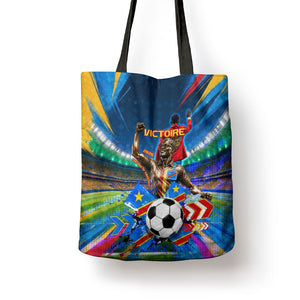 DR Congo Patrice Lumumba Tote Bag Kinshasa Stadium Flag - King Of Kinshasa Football