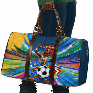 DR Congo Patrice Lumumba Travel Bag Kinshasa Stadium Flag - King Of Kinshasa Football