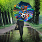 DR Congo Patrice Lumumba Umbrella Kinshasa Stadium Flag - King Of Kinshasa Football