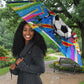 DR Congo Patrice Lumumba Umbrella Kinshasa Stadium Flag - King Of Kinshasa Football