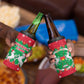 Christmas Burkina Faso 4 in 1 Can Cooler Tumbler Snowflake Horses and Coat of Arms - African Pride
