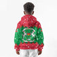 Christmas Burkina Faso Kid Hoodie Snowflake Horses and Coat of Arms - African Pride