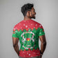 Christmas Burkina Faso T shirt Snowflake Horses and Coat of Arms - African Pride