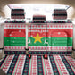 Christmas Burkina Faso Back Car Seat Cover Reindeer Star Design - African Pride