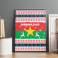 Christmas Burkina Faso Canvas Wall Art Reindeer Star Design - African Pride