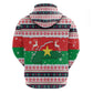 Christmas Burkina Faso Hoodie Reindeer Star Design - African Pride