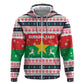 Christmas Burkina Faso Hoodie Reindeer Star Design - African Pride