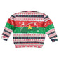 Christmas Burkina Faso Kid Ugly Christmas Sweater Reindeer Star Design - African Pride