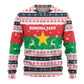 Christmas Burkina Faso Ugly Christmas Sweater Reindeer Star Design - African Pride