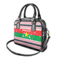 Christmas Burkina Faso Shoulder Handbag Reindeer Star Design - African Pride
