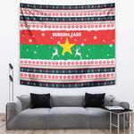 Christmas Burkina Faso Tapestry Reindeer Star Design - African Pride