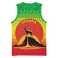 Ethiopia Christmas Basketball Jersey Mountain Gazelle Sunset Ethiopian Flag TS04
